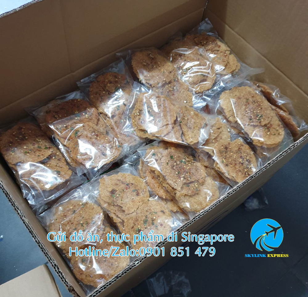 gửi đồ ăn thực phẩm đi sang Singapore giá rẻ