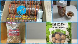 gửi hạt điều hạt đậu phộng hạt hạnh nhanh hạt óc cho đi singapore